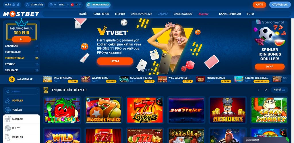 Respostas e avaliações de clientes do cassino online MostBet